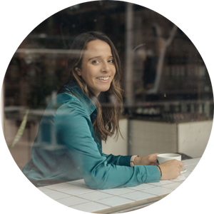 Amanda, our founder