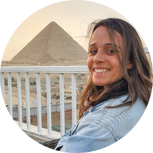 Our co-founder, Amanda.