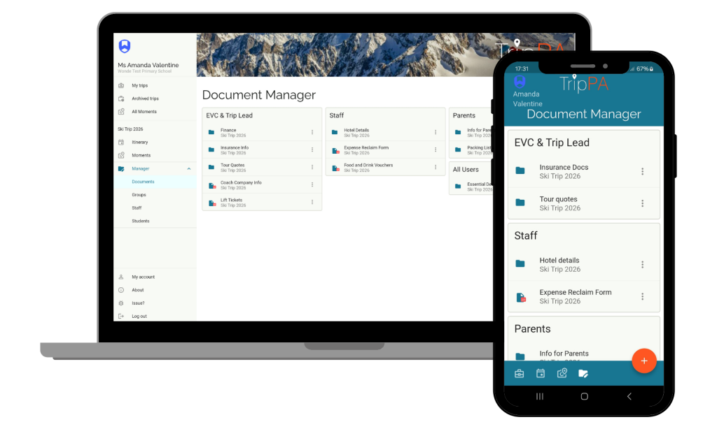 Managing documents has never been easier than with our document manager!